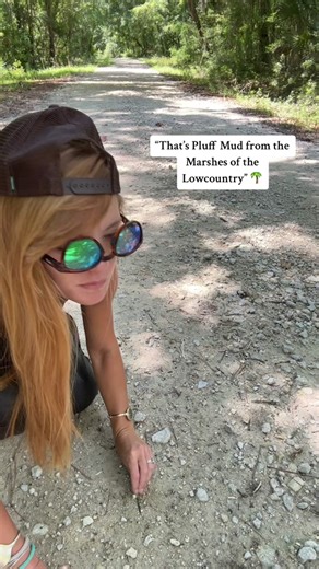 Explaining Pluff Mud to an Outsider… Did you know that the unfavorable or Rotten egg smell of Pluff Mud is due to the sulfur released from the Mud just doing its thing, decomposing organisims and returning their goodness to our Ecosystem. 🌊 Super cool if you ask me 🥰 #saltwaterfishing #marsh #lowcountry #coastalliving #watergirl #conservation