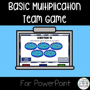 Basic Multiplication Review Team Game for PowerPoint