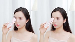 Heated Eyelash Curler with Eyebrow Spoolie, Portable Electric Eye Lash Curler - 3-Level Adjustable Temp & Type-C Recharge, Anti-Burn Eyelid, 24 Hours Long Lasting Natural Effortless Curves