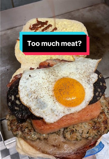 Ultimate Meat-Lovers Breakfast Sandwich