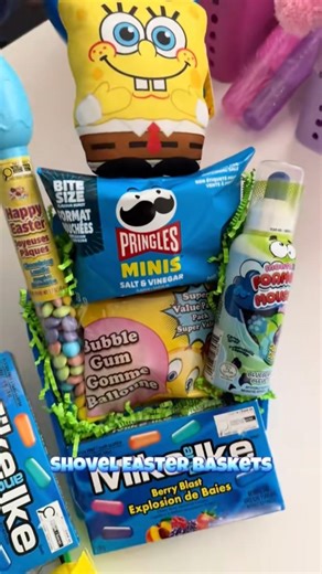 Easter Shovel Baskets using supplies from the Dollar Tree 🐣 #easterbasketideas