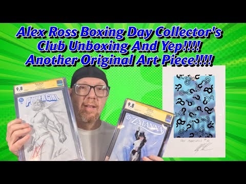 Alex Ross Collector’s Club Mystery Box Unboxing | Original Art, CGC 9.8s, Signed Comics