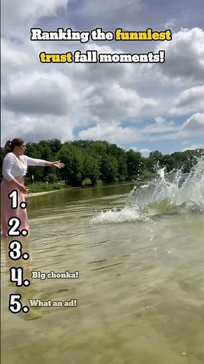 Ranking the funniest trust fall moments!