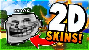 2D skins in MCPE! - Minecraft PE (Pocket Edition)