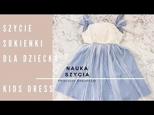 How to sew a baby dress I Sewing step by step I Tutorial I DIY