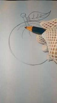 amazing😍 orange sketching☺ #viral #art #drawing #shorts #satisfying