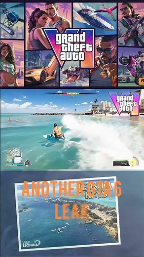 GTA 6 Surfing Gameplay LEAKED?! 🤯🏄‍♂️ #Shorts