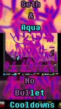 Deltarune Seth & Aqua’s Bullet Pattern Fight No Bullet Cooldowns #deltarune #fyp #deltarunechapter5