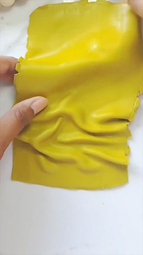 ❤️ Here’s how to use the draping technique with polymer clay: When applying the draping technique, you'll need two sections of clay slabs of the same colour. One slightly thick slab, and the other one as thin as possible. It's best to use very thin and p | Clay Repository