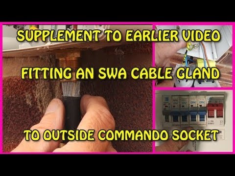 FITTING SWA GLAND TO OUTSIDE COMMANDO SOCKET