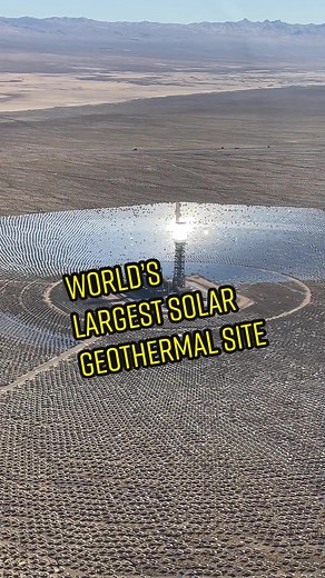 Ivanpah Solar Electric Generating System in Mojave Desert