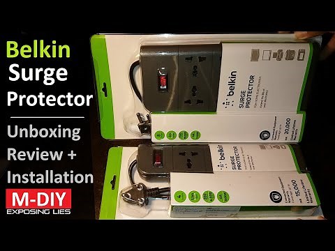 Belkin Surge Protector (Unboxing Review + Installation)
