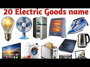 20 Home Objects Names for Kids | Learn Household Items in English | Educational Video