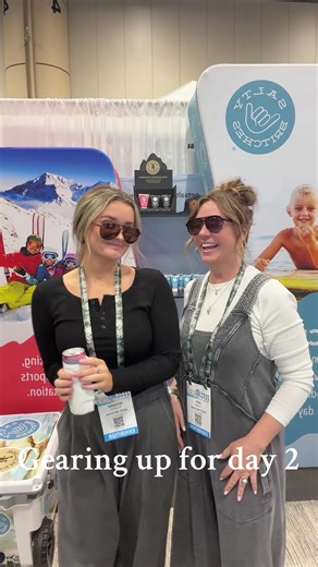 Surf Expo day 2!! Come see us!🏄🏼‍♀️🤙🏻 #saltybritches #surfexpo | surf