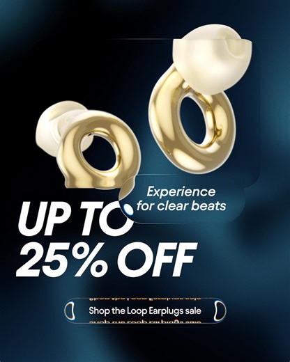 1.7K views | Stock up, save moreTake up to 25% off on Loop earplugs... while you can. You’ll love:  Certified noise reduction  Reusable and washable  Custom fit Tap to shop now | Loop | Facebook