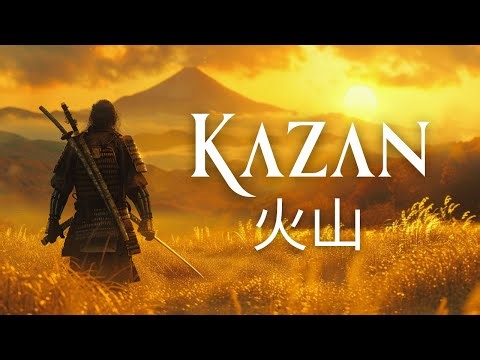 Kazan 火山 | Japanese Samurai Music – Zen Meditation, Relaxing Ambient Lofi for Focus & Inner Peace