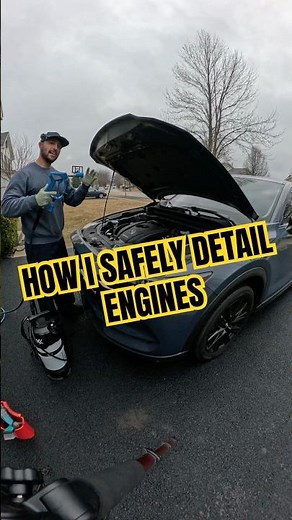 How To Safely Detail an Engine Bay (Mazda CX-5 Transformation) #detailing #enginedetailing #howto