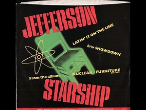 Jefferson Starship - Layin' It On The Line (4K/Lyrics)