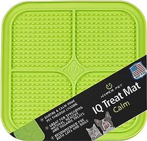 Hyper Pet Lick Mat for Dogs & Cats - IQ Treat Mat Interactive Dog Toys Helps Reduce Pet Anxiety & Boredom