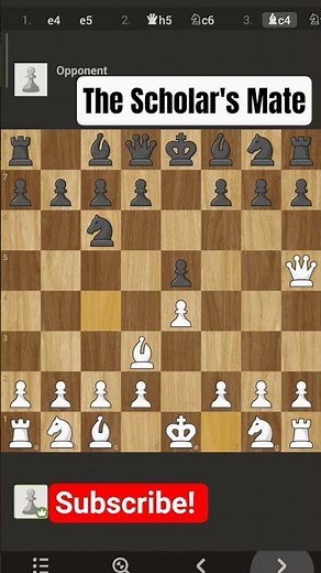 The 4-Move Checkmate | The Scholar's Mate Tutorial |