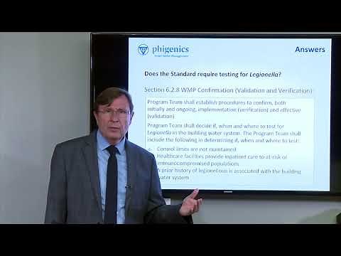 Ask the Expert: Does the Standard require testing for Legionella?