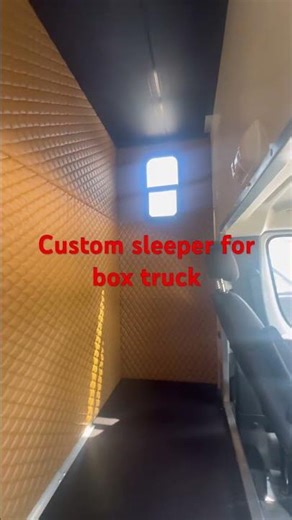 Ram Promaster Box Truck Sleeper #BoxTruck #boxtruckbusiness #boxtrucking #rampromaster #fordtransit