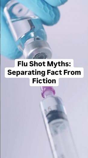 Myths and facts about flu shots.