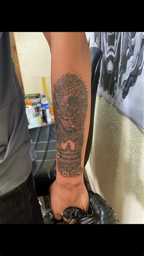 Weekend Hustling: Japanese Dragon Tattoo in Thimphu