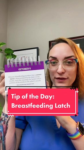 Do you know what a proper latch looks like, or how to describe it? Let’s review together! #nclex #nurse #nursingschool #nursingstudent #newgradnurse