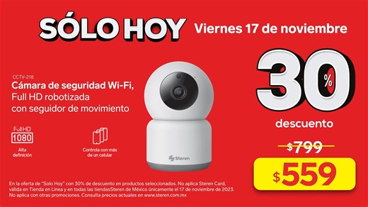 🚨 ¡SÓLO HOY! 🚨 Aprovecha un exclusivo 30% de #DESCUENTO en una selección especial de productos que tenemos para ti. 👉 https://bit.ly/46iT464 📸🔒 ¡Vigila y monitorea con nuestra Cámara Wi-Fi 📡🔄 Expande tu conexión con nuestro Repetidor y Router Wi-Fi 🕹️🌐 Controla todo desde tu sofá con el Control Remoto Universal Wi-Fi 🔊🎶 Disfruta un sonido envolvente con la barra de sonido Bluetooth 🎬🌟 Crea tu propio cine en casa con el proyector multimedia 📺🤖 Explora un mundo de entretenimiento co