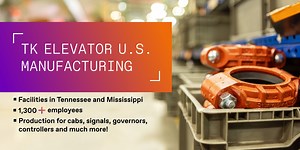 With a state-of-the-art engineering lab, LEED Gold-certified facilities, and recognition from the U.S. Department of Energy, we're proud of our U.S. based manufacturing sites which deliver top-tier products to our customers. Of course, none of it would be possible without the incredible technicians, designers, and builders in and the dedicated support staff. Thank you for powering our progress—every single day! #TKElevator #MoveBeyond | TK Elevator