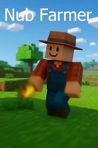 Farmer Noob vs Creeper Thief - Grow a Garder Roblox💀💰
