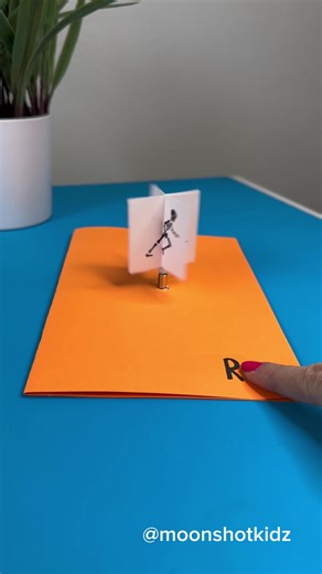 DIY Spinning Skeleton Paper Animation Card