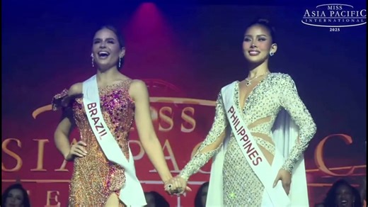 18 reactions | Crowning Moment Miss Asia Pacific International 2025 is Miss Brazil  | Thailand-beauty pageant | Facebook