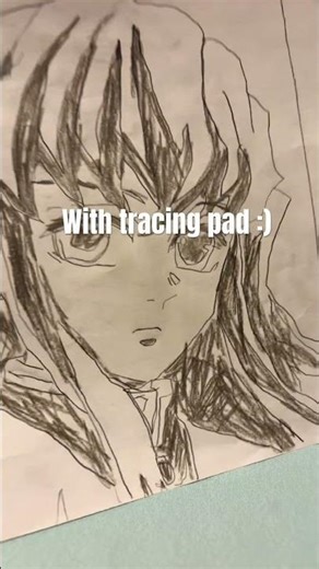 I'm always going to use my tracing pad :) #demonslayer #drawingandassemblingdemonslayer