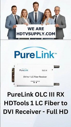 PureLink OLC III RX HDTools 1 LC Fiber to DVI Receiver - Full HD