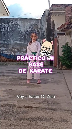 Practicando mi base de Karate! 🥋💪 #SoyOlita #Shorts #karate