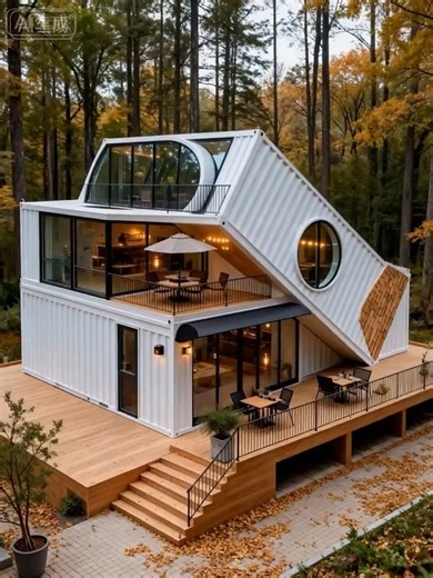 创意集装箱民宿、低成本可移动 #集装箱改造 #民宿 #咖啡店 #办公室 | 我の家 Sweetie Home