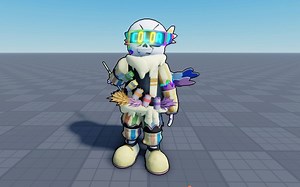 Fresh Ink sans roblox studio **旧**模型