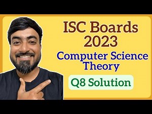 ISC Class 12 Computer Science 2023 Theory | Q8 - Sort Words of Sentence