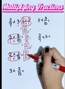 Multiplying Fractions by Whole Numbers‼️ #math #mathteachergon #mathreview #mathtutorials | Math Tutorials
