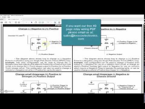 How to wire a relay to invert the voltage