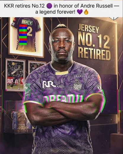 KKR Retires Russell’s No.12 🔥😱