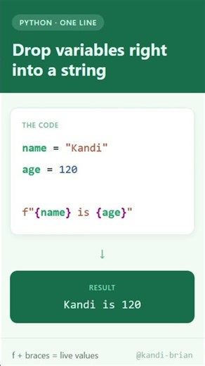 F Strings in Python Make Formatting Easy