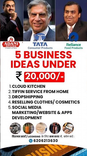 5 Business Ideas Under Rs. 20000/- | Business Tips for 2026 | Sonasis