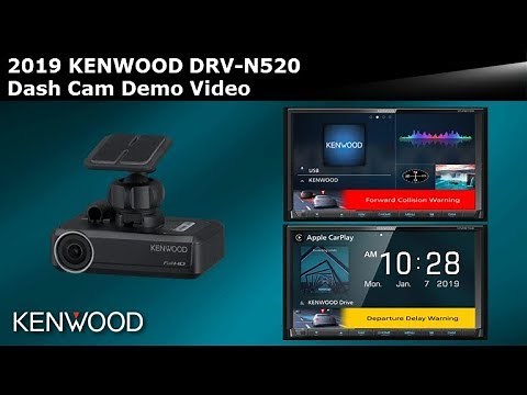 2019 KENWOOD DRV-N520 Integrated Dash Cam Demo Video