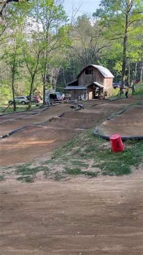 RC Short Course Truck 4wd Full Send, Slow Motion Send Over The Triple! Off Road RC Track!