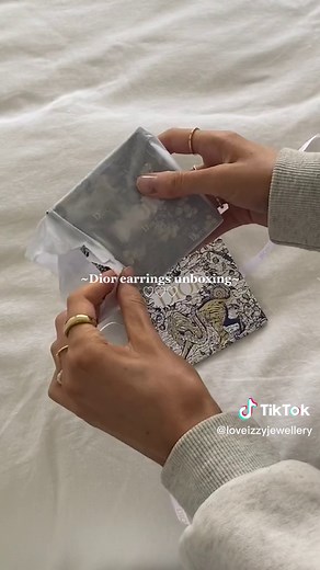 Dior Earrings Unboxing and Necklace Transformation