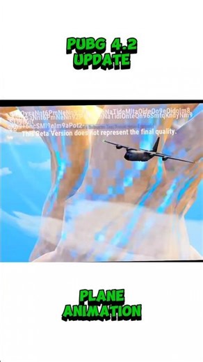 Pubg 4.2 update plane animation
