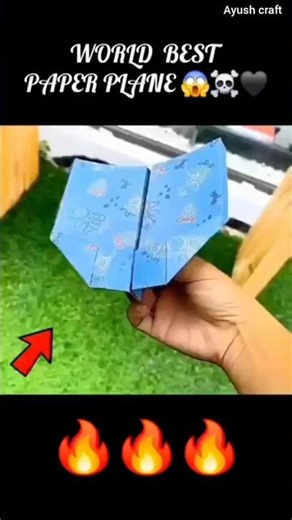 how to make the paper super fast plane tutorial style with plane #shorts #paper #diy #toy